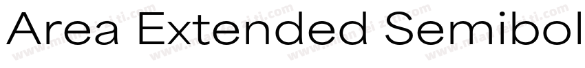 Area Extended Semibold字体转换